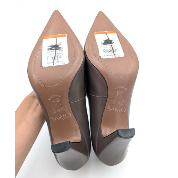 Sarto by Franco Sarto Sage Pointed Toe Heel Pump Women's Metallic Size US9 EU40 - Picture 8 of 10